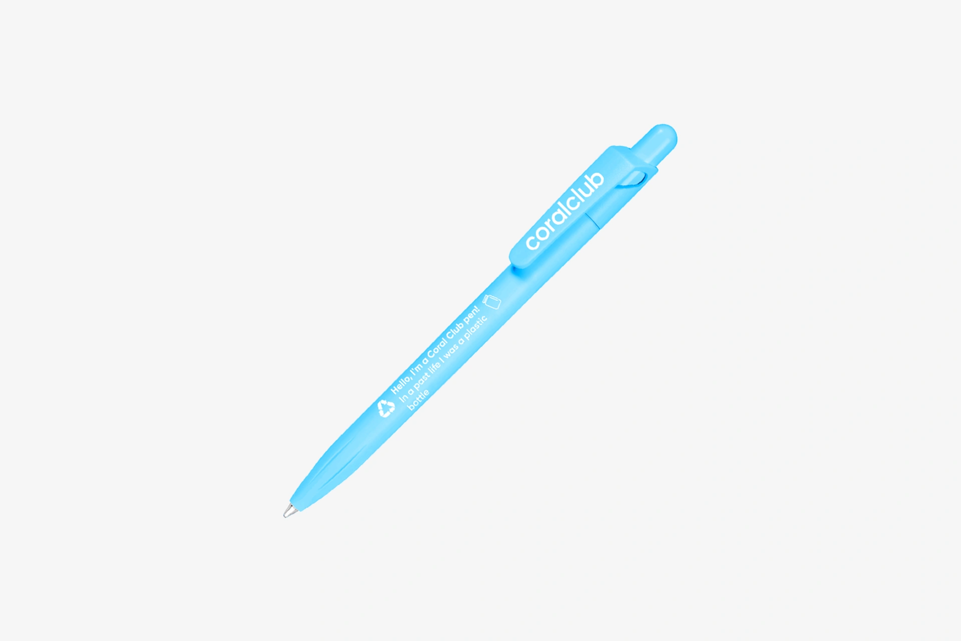 Pen PET-RECYCLED, cyan